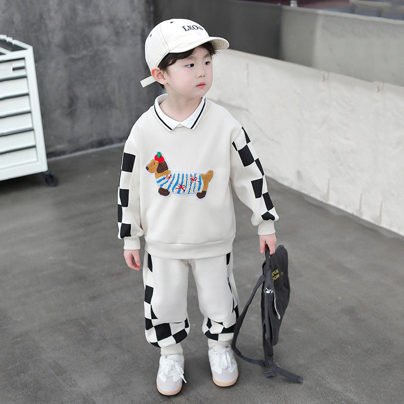 A children's sweater set