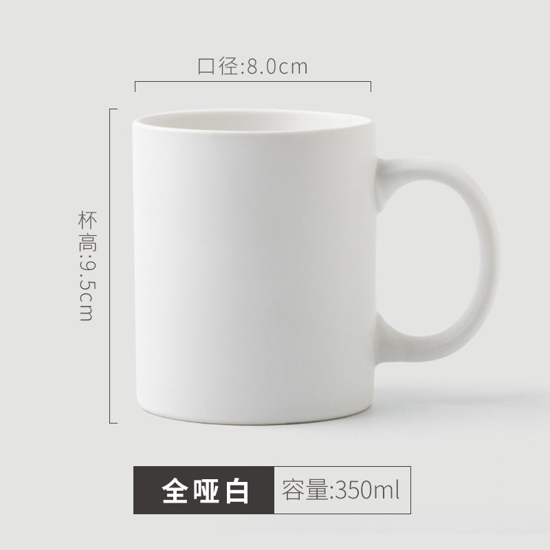 A ceramic mug printing photo to picture custom LOGO heat transfer process milk cup water cup gift cup custom