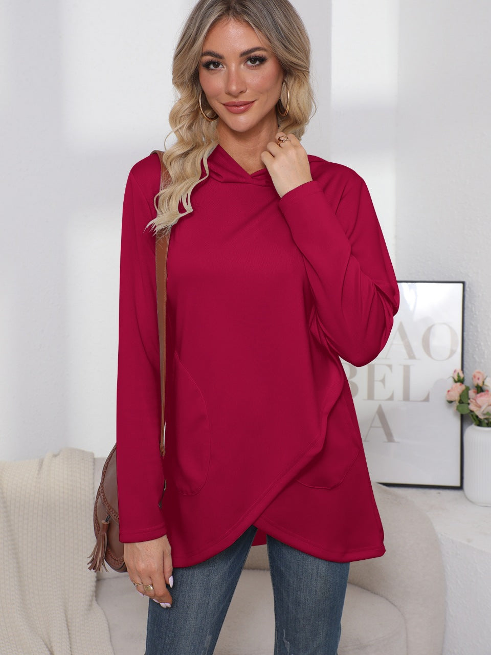 A long-sleeved top