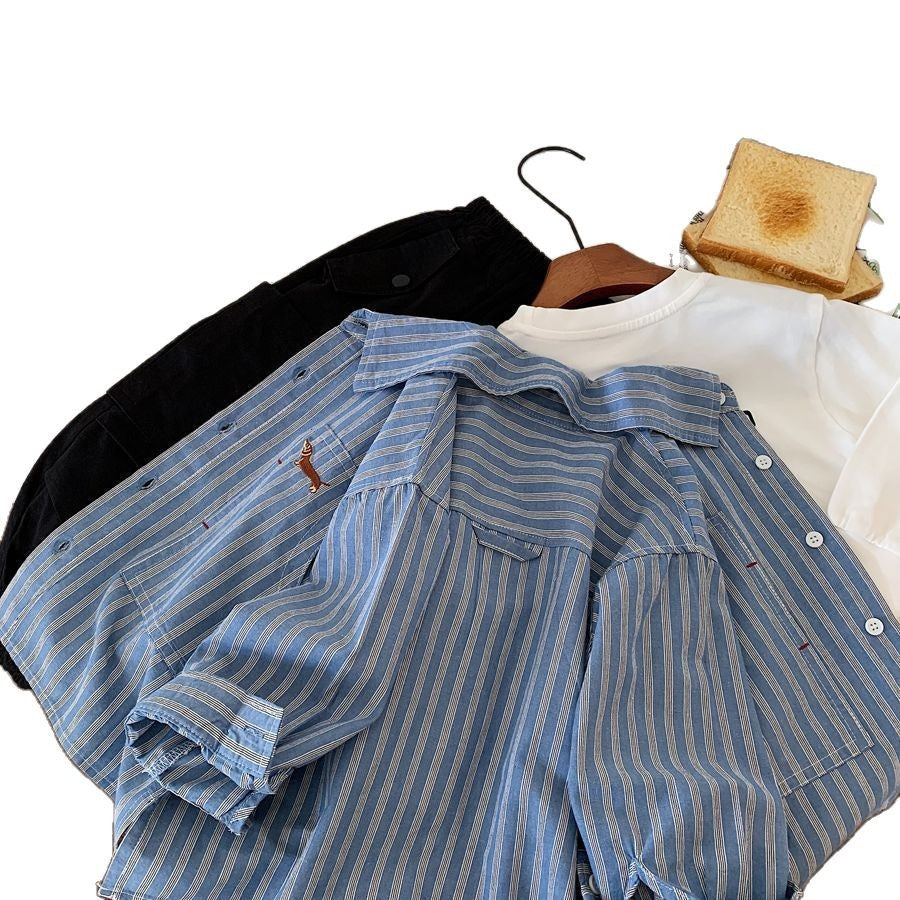 A boy's striped shirt - Mixbatch