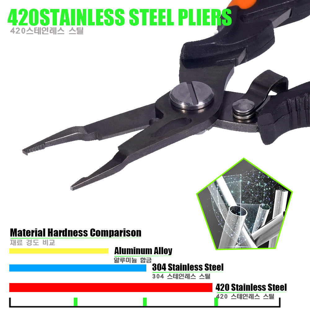 A Mini Fishing Pliers – Stainless Steel Head with Key Ring