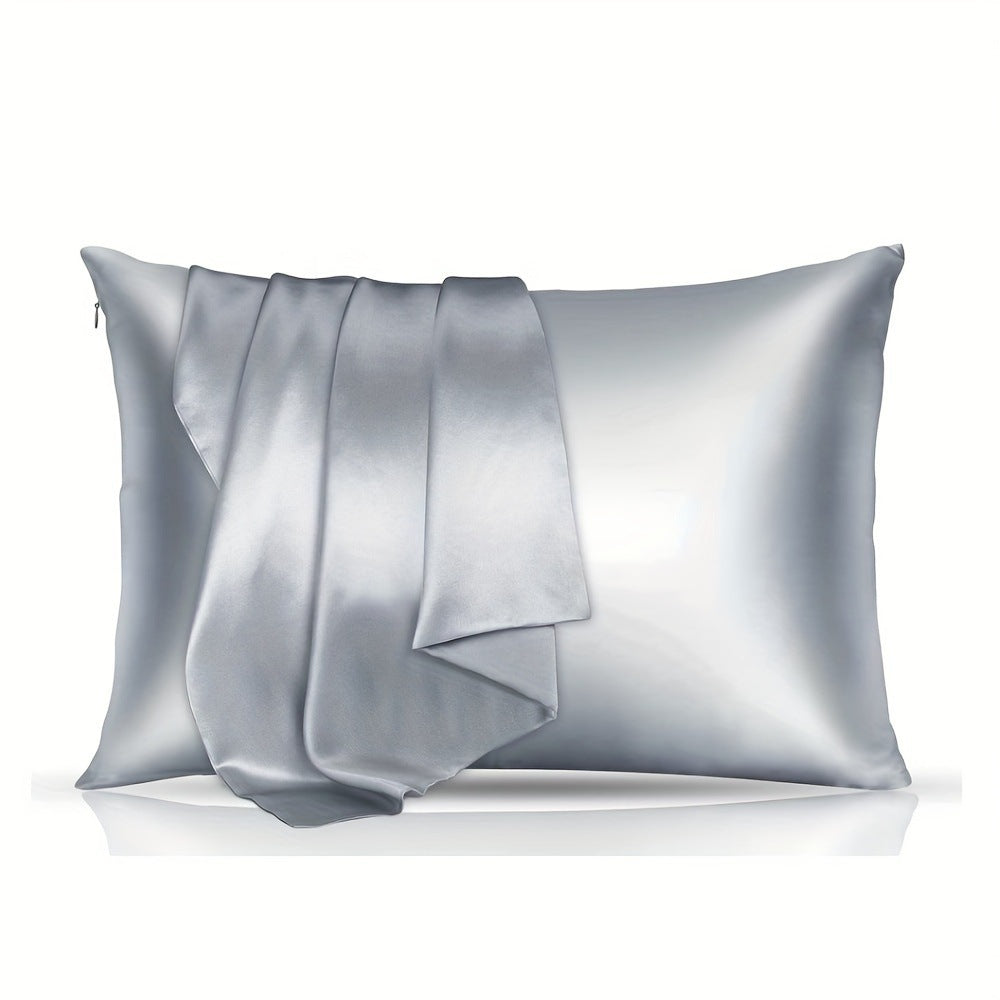 A solid color pillowcase