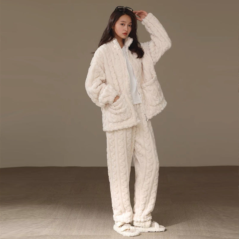 A thermal pajama set