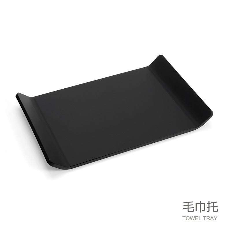 Acrylic hotel toiletries storage box bathroom sink disposable toothbrush storage box tray tissue box