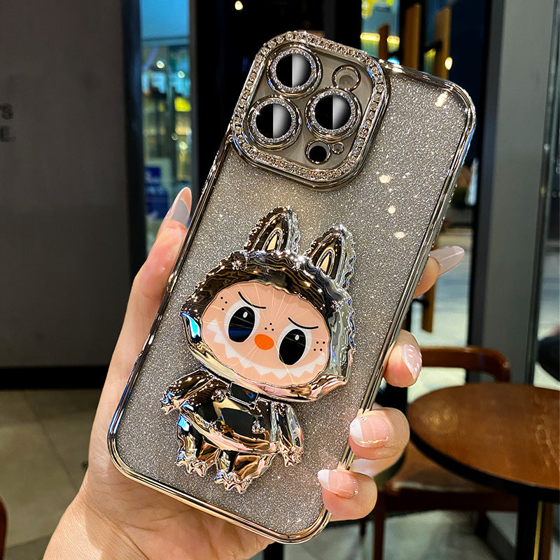 A mirror holder phone case