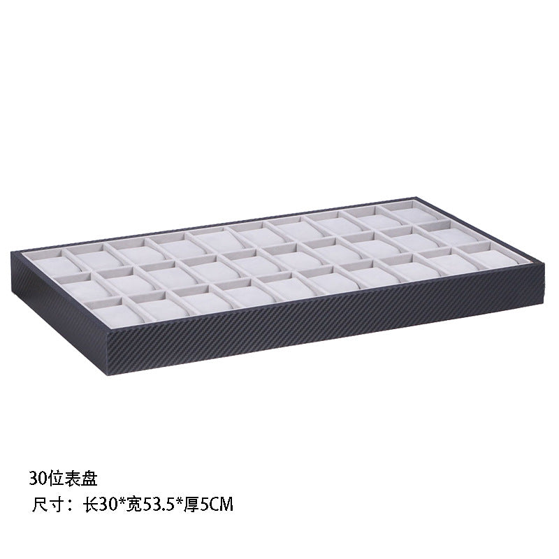 A Watch Storage Box 24-digit Watch Box Premium Watch Bracelet Jewelry Display Disk