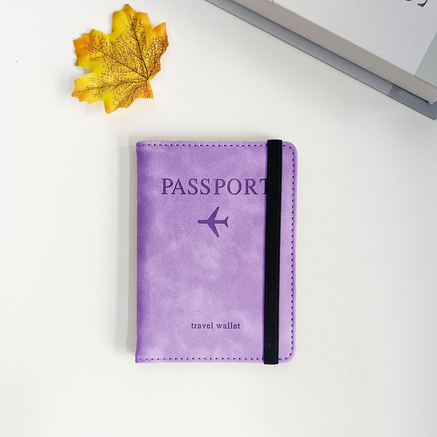 A PU Leather Card Bag Passport Clip RFID Passport Bag Travelwallet Multifunctional ID Bag Wholesale