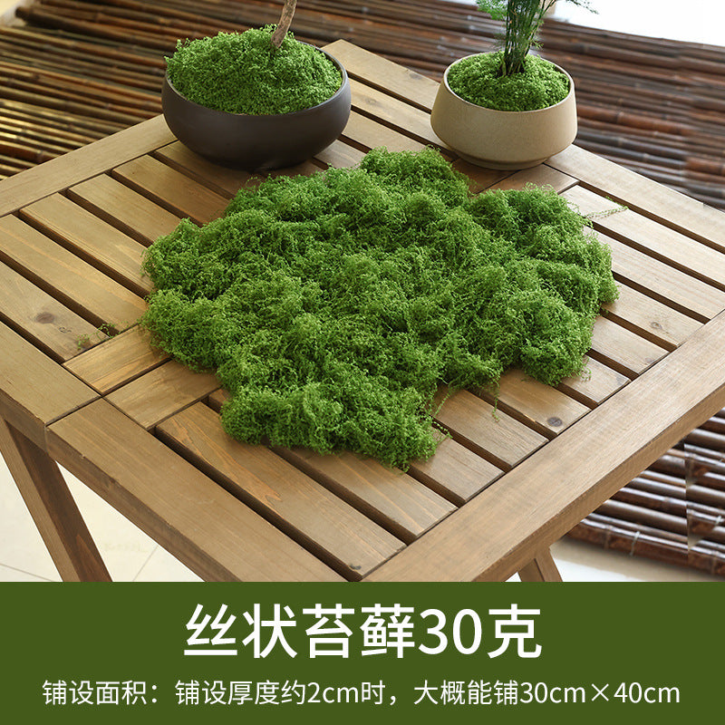 A simulated moss turf bionic artificial fake moss micro-landscape arrangement ornament lawn bonsai potted plant pavement landscaping