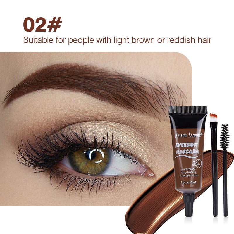 A eyebrow glue waterproof eyebrow dye cream