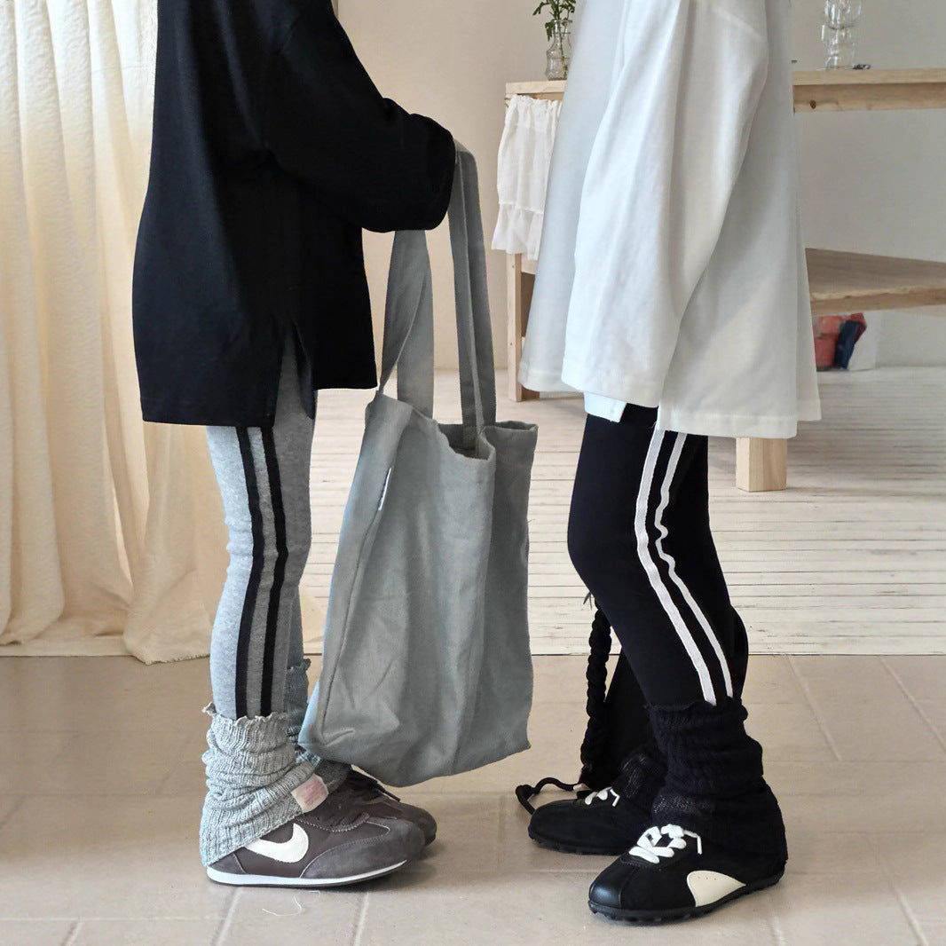 A Children's stretch slim-fit leggings