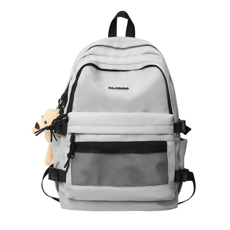 A junior high school student female student schoolbag middle school student outdoor travel backpack trendy cool