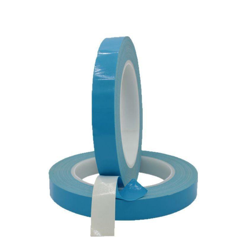 A blue film thermal conductive double-sided tape insulation high temperature resistant glass fiber heat dissipation tape led panel light strip thermal conductive double-sided tape