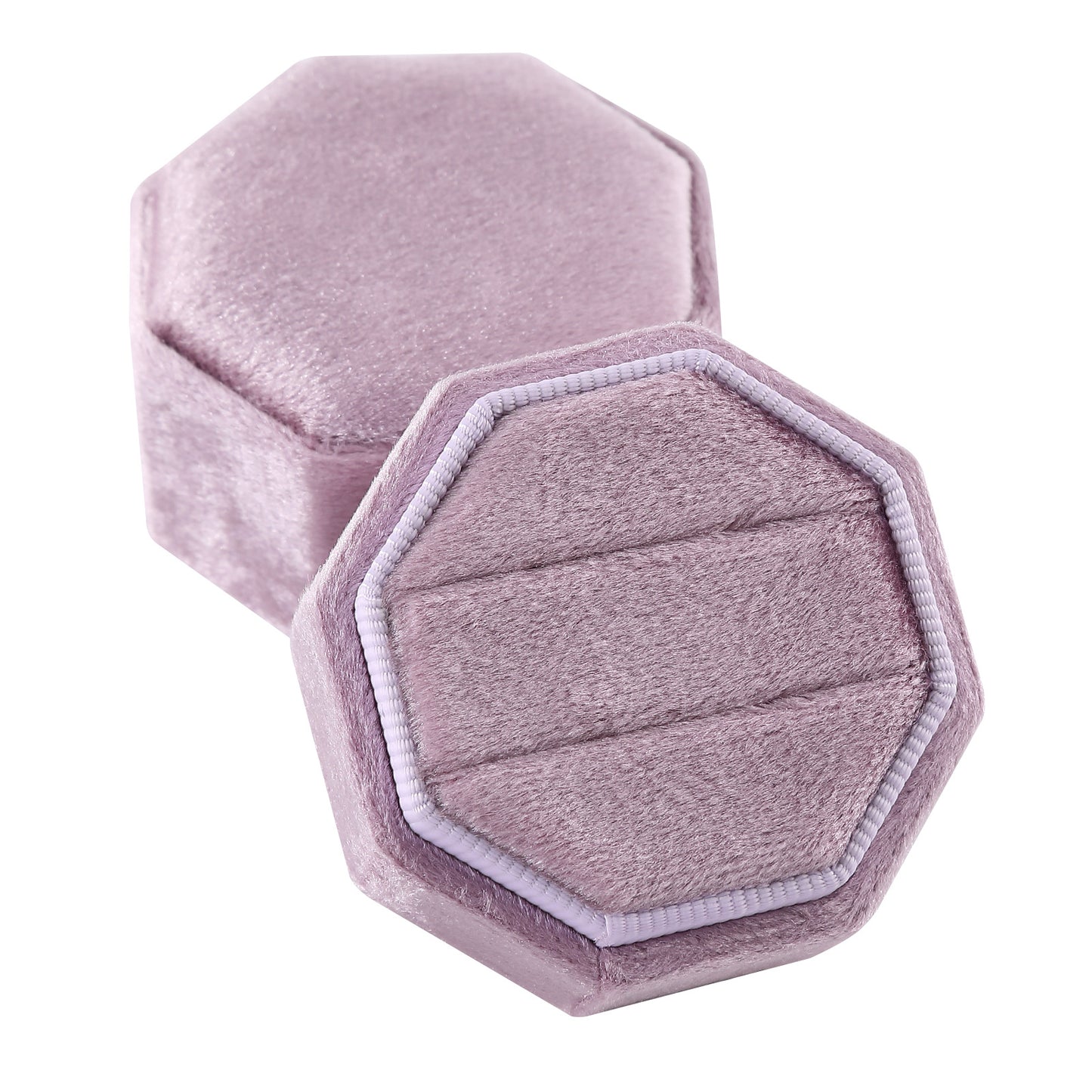 A flannel jewelry box