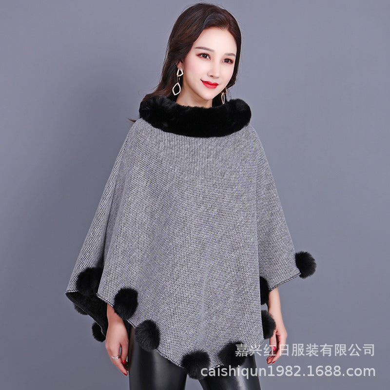 A faux fur jacket