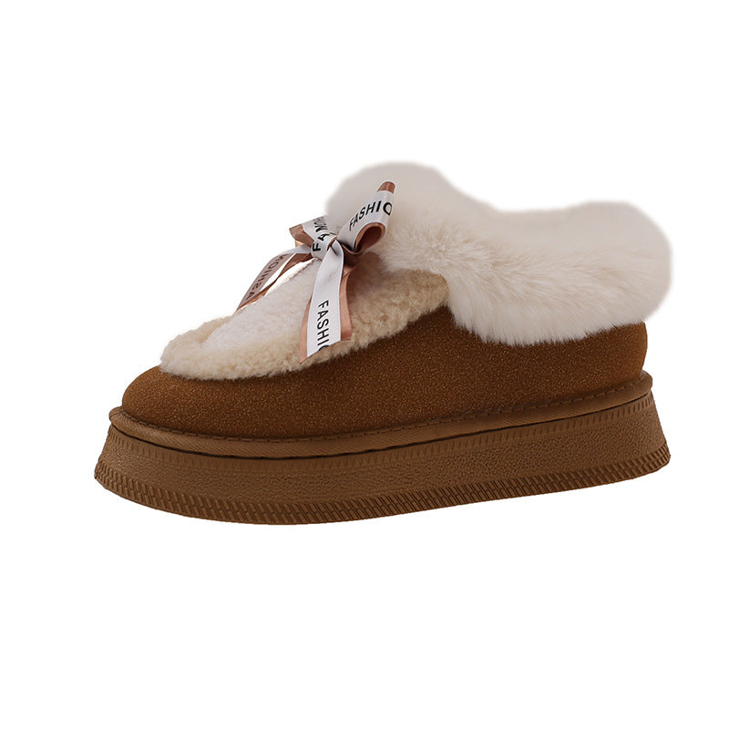 A warm snow boot