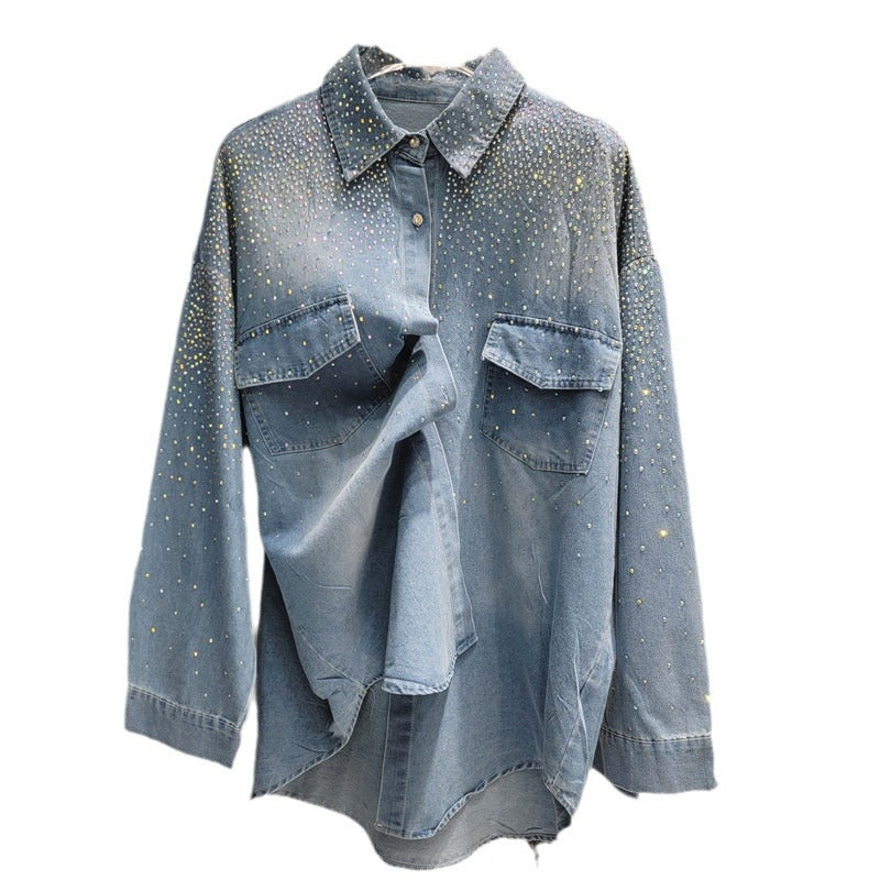 A denim shirt