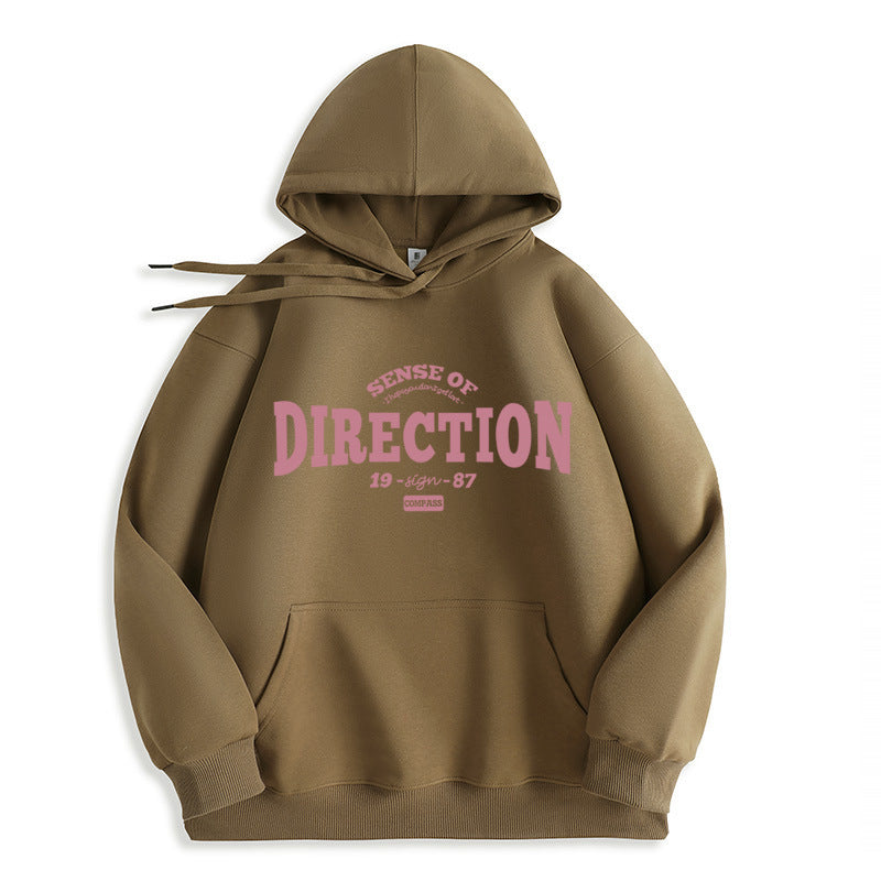 A hooded sweater