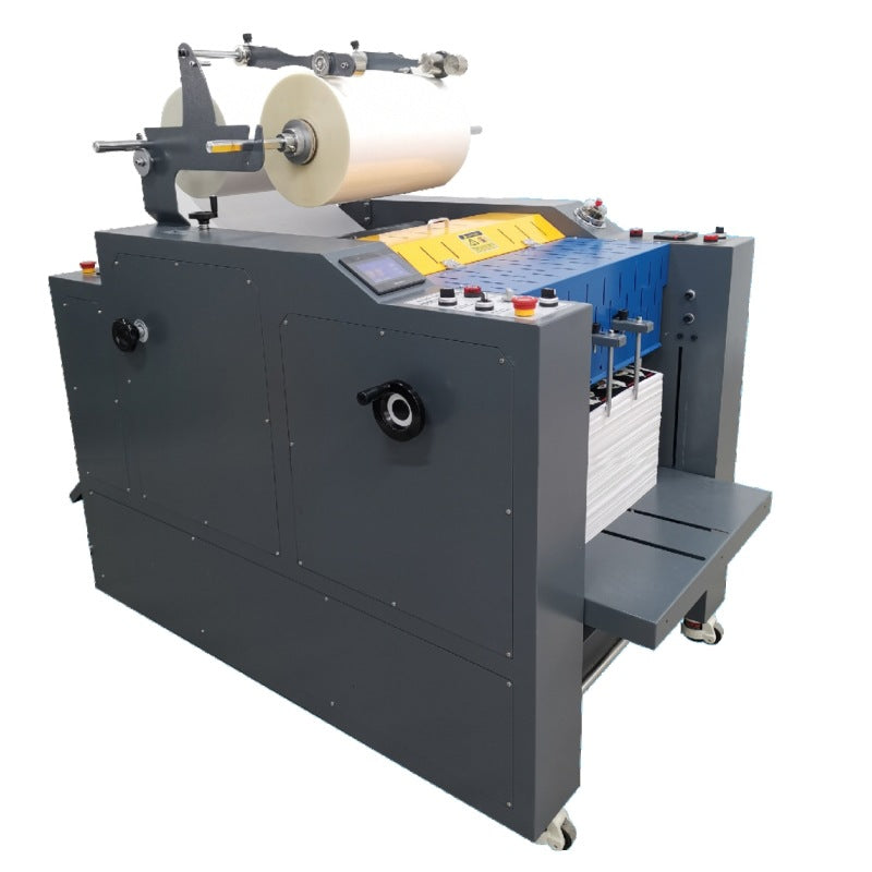 A Easy Printing Hydraulic Laminating Machine Fully Automatic Heavy Oil Heating Feida Feeding Laminating Machine Laminating Machine Pneumatic Breaking