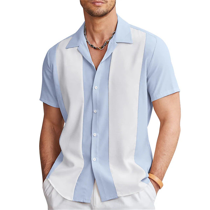 A casual button-down shirt