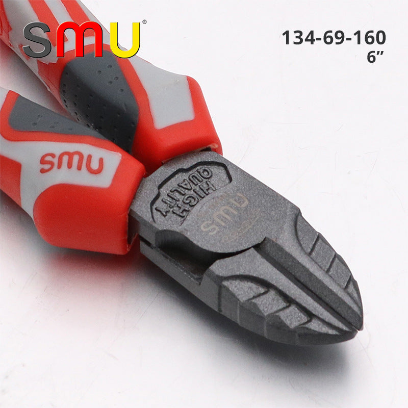 A SMU original diagonal mouth pliers 6 inch 7 inch 8 inch Seiko quality industrial grade diagonal mouth pliers cutting steel wire electrician