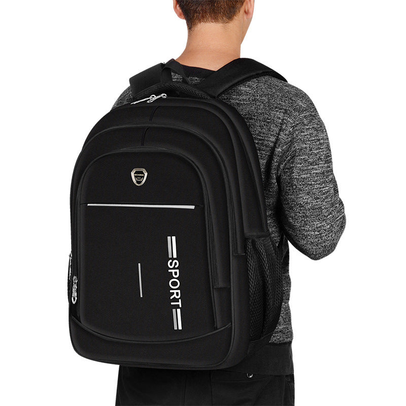 A male and female large-capacity junior high school student schoolbag outdoor travel computer backpack