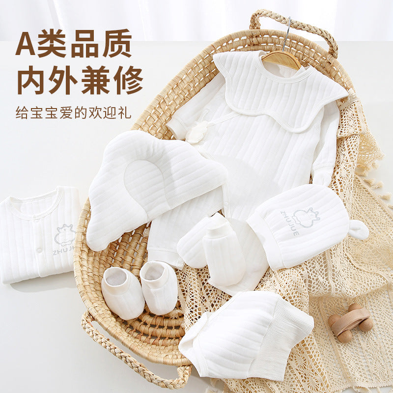 A10 Baby gift box, newborn baby clothes set, autumn and winter, gifts, high-end newborn full moon gifts, baby products - Mixbatch