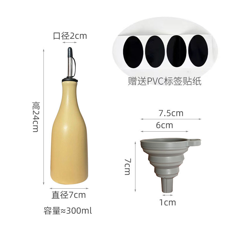 زجاجة زيت خزفية، زجاجة توابل