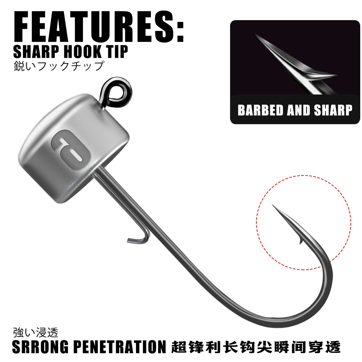 A Die-cast Ned Jig Head Hook – Perfect for Soft Lures
