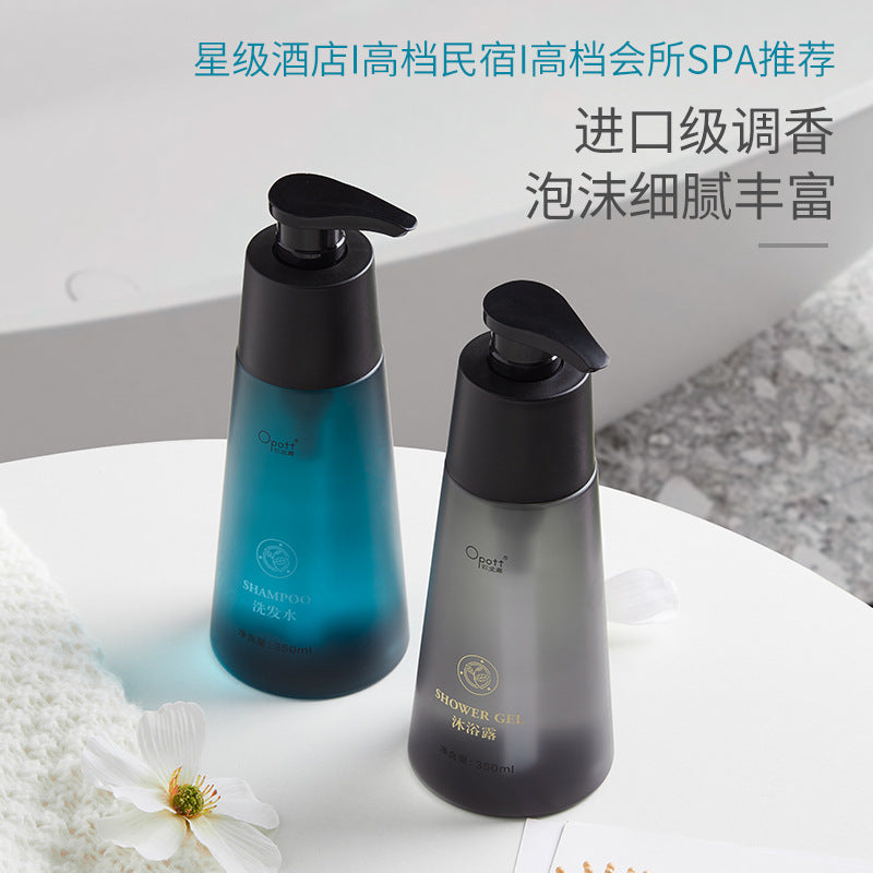 350Ml Hotel Hotel Large Bottle Shampoo Body Wash Conditioner Centella Fragrance Wash Kit