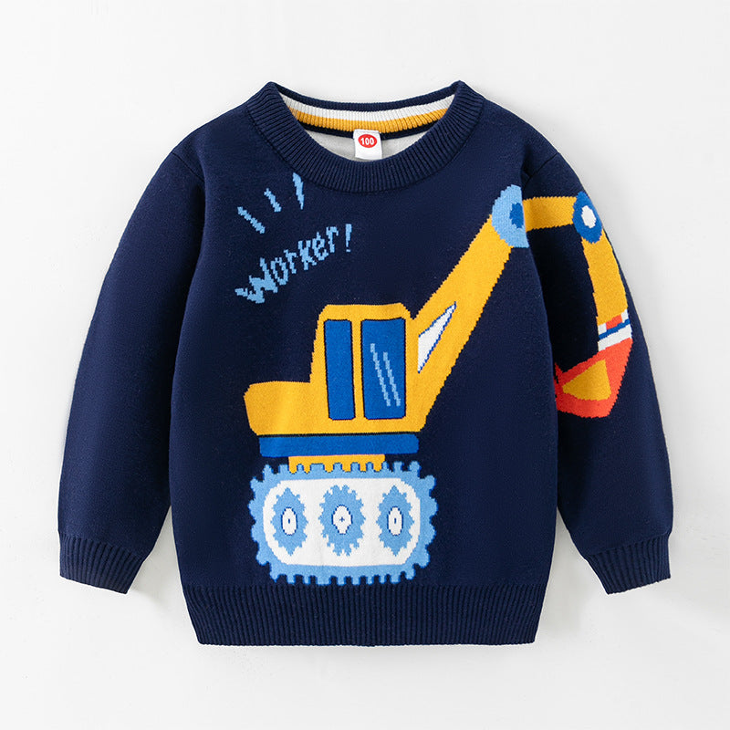 A children's cartoon sweater