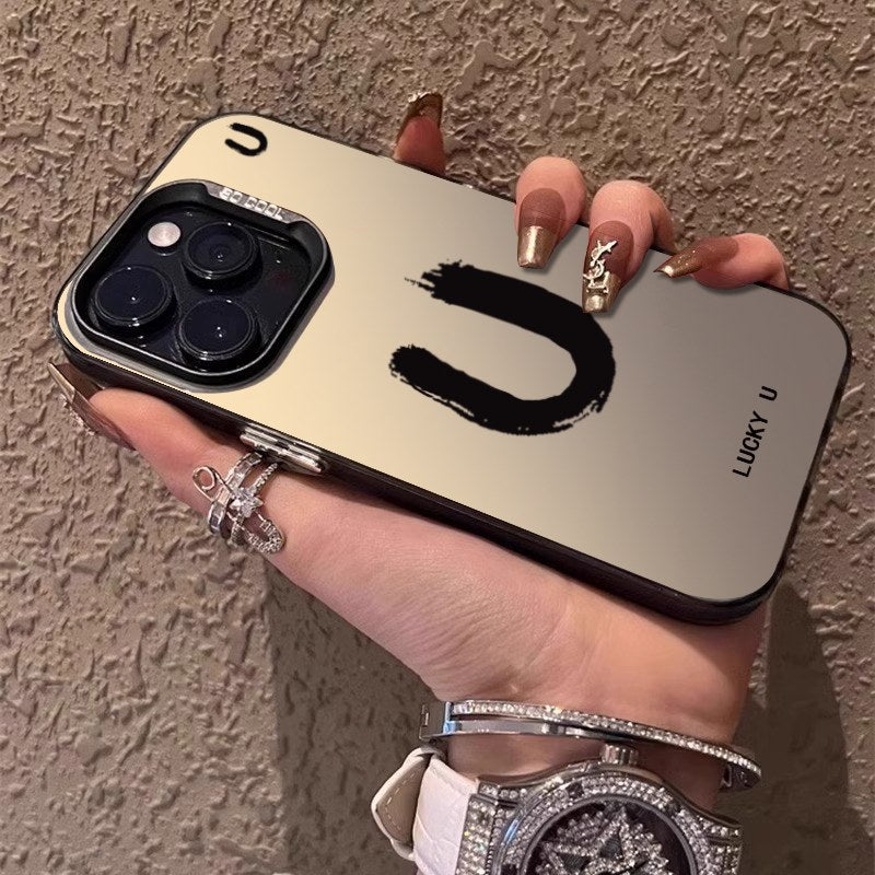 A letter printed mobile phone protective case
