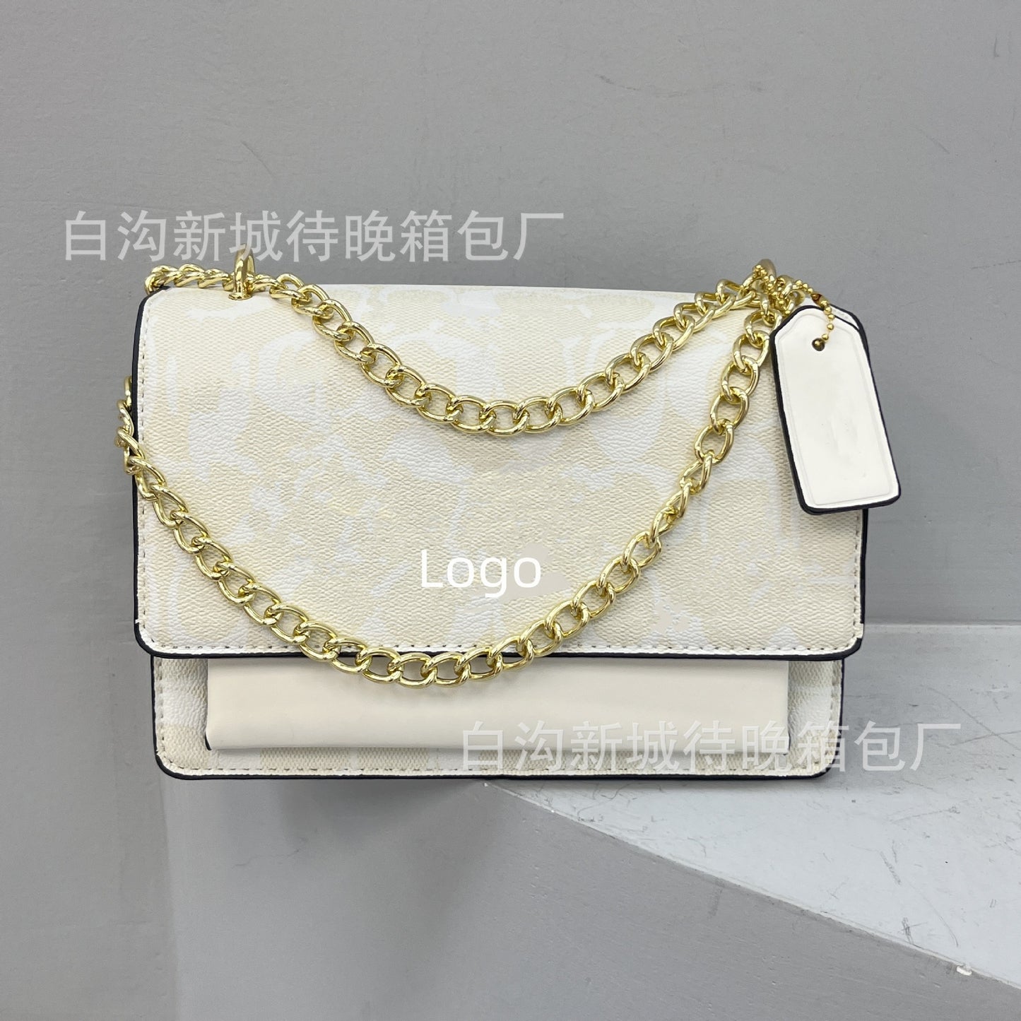 A cross-border bags chain old flower versatile new women's bags simple trend line foreign trade shoulder crossbody armpit women's bags - Mixbatch