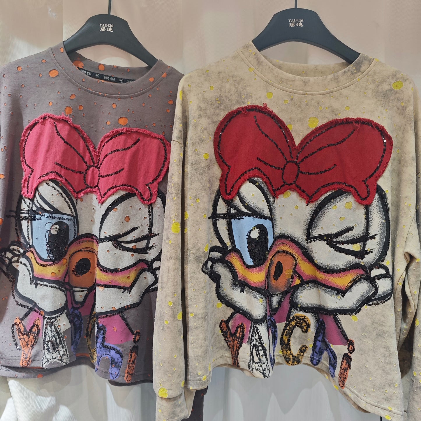 A printed top