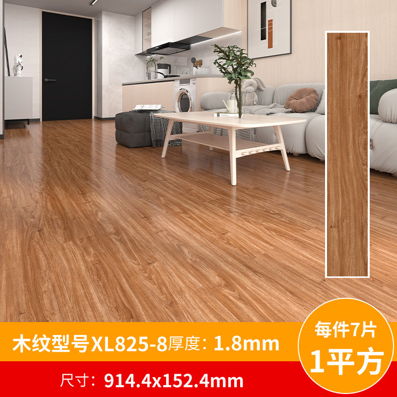 A pvc plastic floor wood grain floor