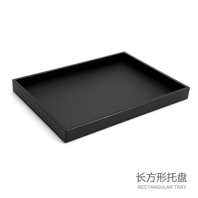 Acrylic hotel toiletries storage box bathroom sink disposable toothbrush storage box tray tissue box
