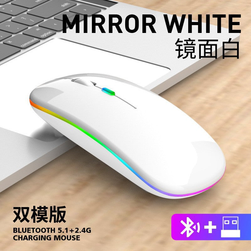 A Charging 2.4G Bluetooth luminous wireless mouse