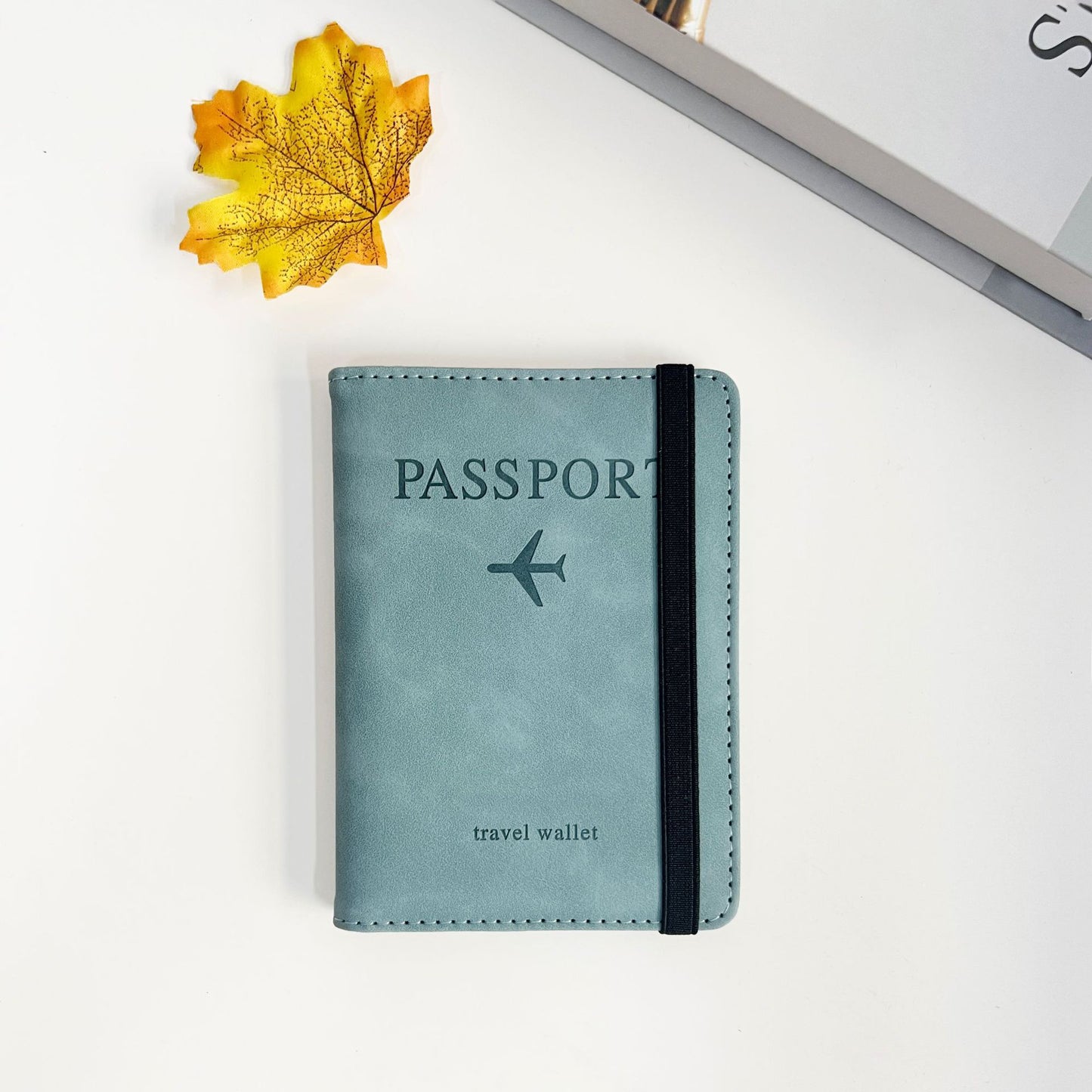 A PU Leather Card Bag Passport Clip RFID Passport Bag Travelwallet Multifunctional ID Bag Wholesale