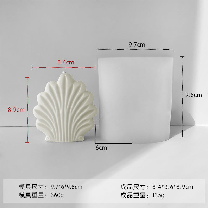 A shell silicone mold