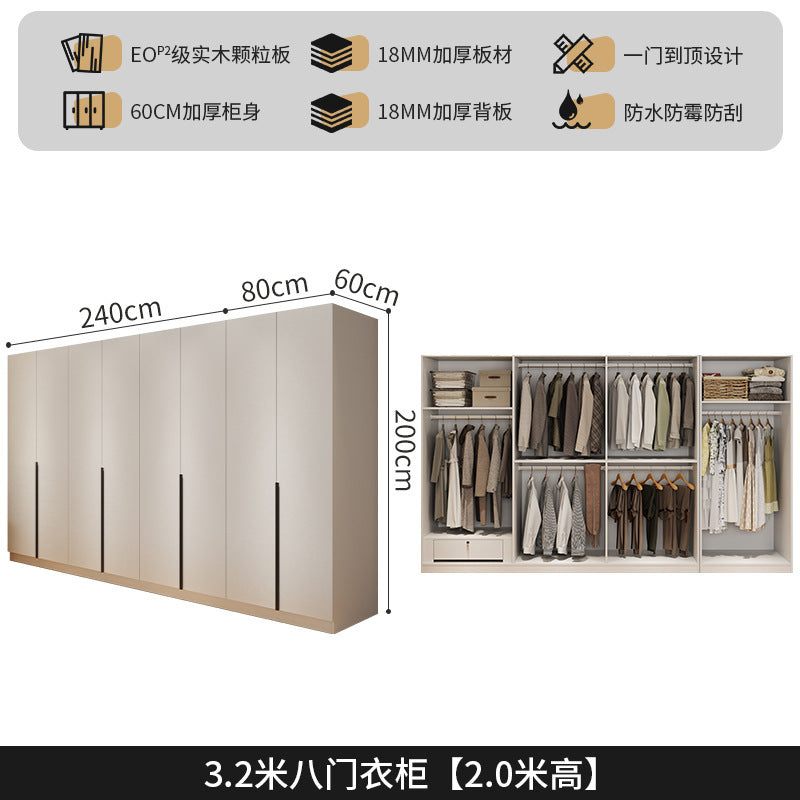 A 18mm granular board wardrobe melamine paint finish