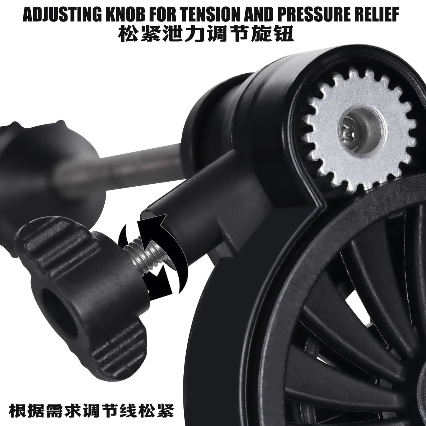 A Fast Saltwater Line Spooler – Dual-direction, Speed 3.5:1, Adjustable Drag
