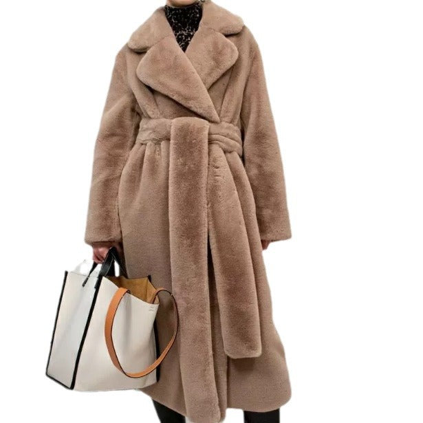 A faux fur jacket