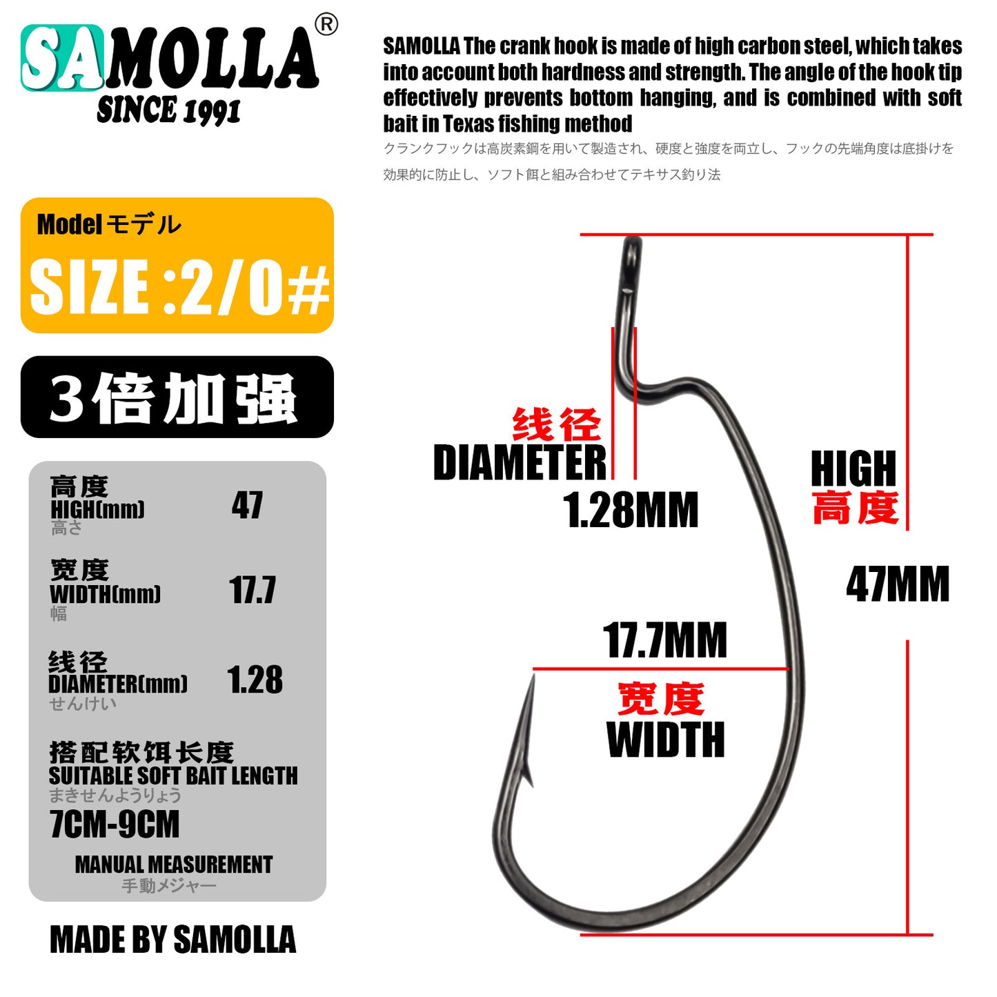 A Heavy-duty Crankbait Hook – Ultra-thin, Wide-belly, Dual Selection