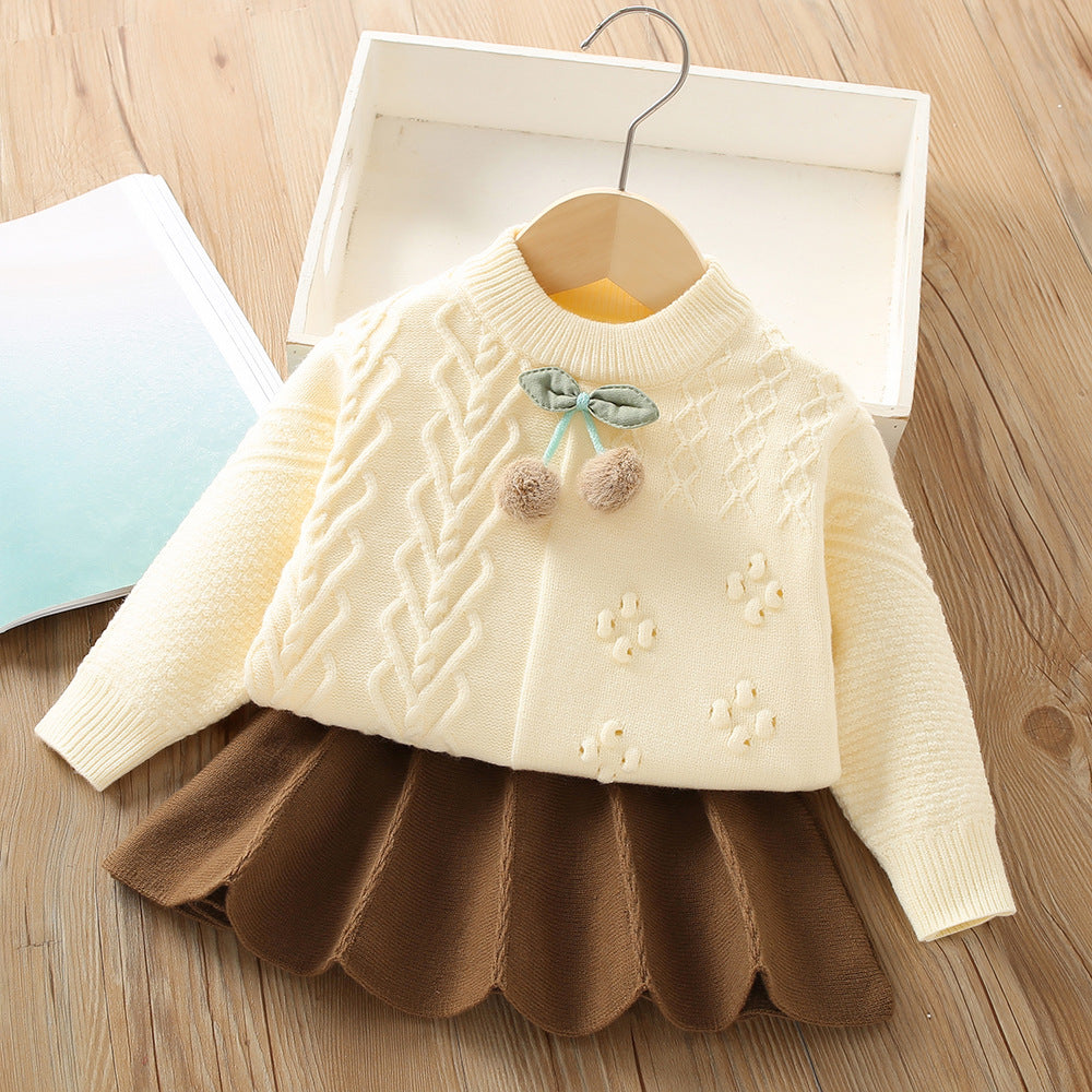 A girls sweater set