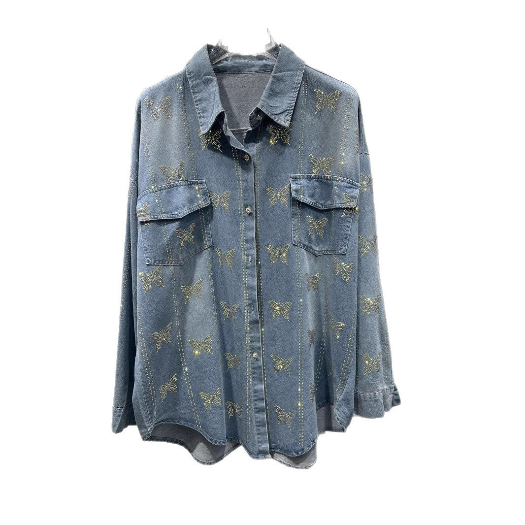 A denim shirt