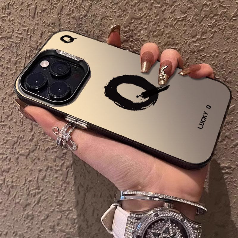 A letter printed mobile phone protective case