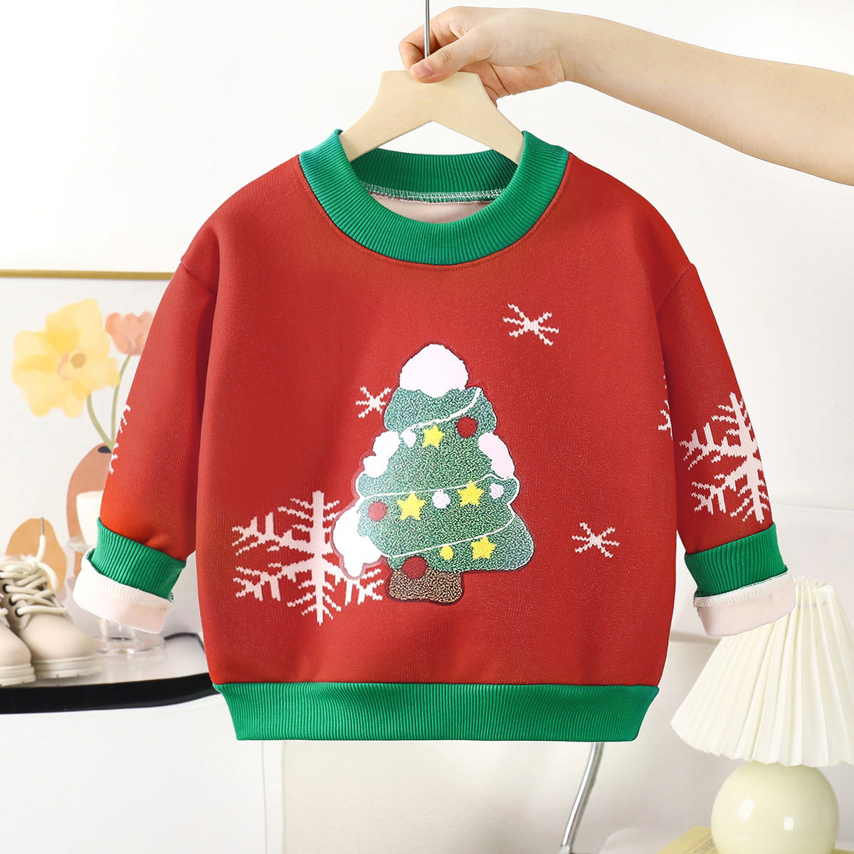 A children's long-sleeved top
