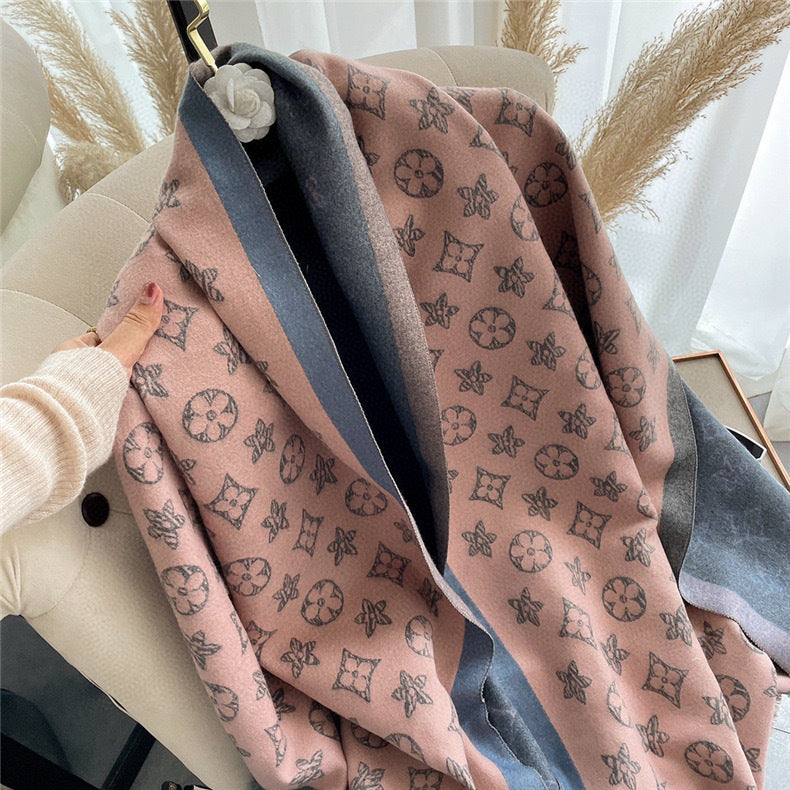 A scarf a warm shawl