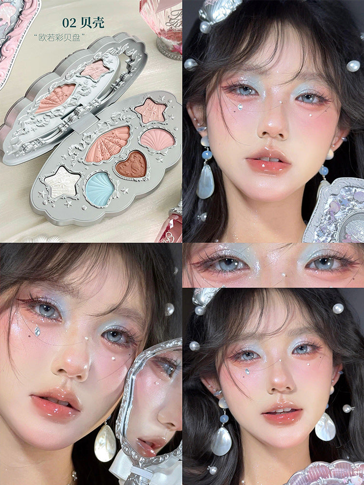 A new product, Sweetheart Bear eyeshadow, Swan Cloud Shoulder, strawberry, all series of stores can be self-organized gift boxes.