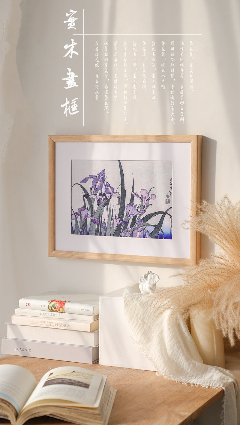 Modern solid wood wall hanging photo frame A4A3 framed photo frame