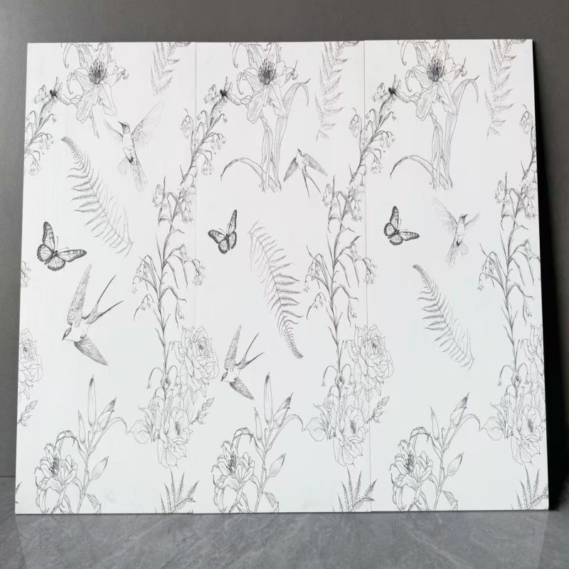 A 600 × 1200 flower tile wall tile
